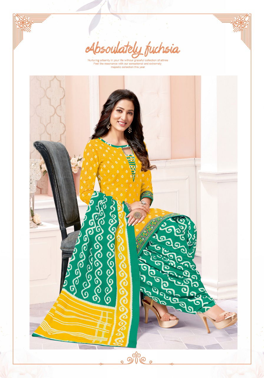 Patidar P Style 46 Cotton Casual Daily Wear Printed Dress Material Collection